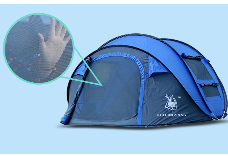 Cheap Goat Tents Tent Pop Up Camping Tents Outdoor Camping Beach Open Tent Waterproof Tents Large Automatic Ultralight Family Tents 